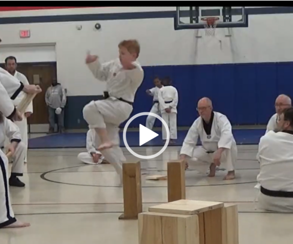 Black Belt Testing – Board Breaking Routine