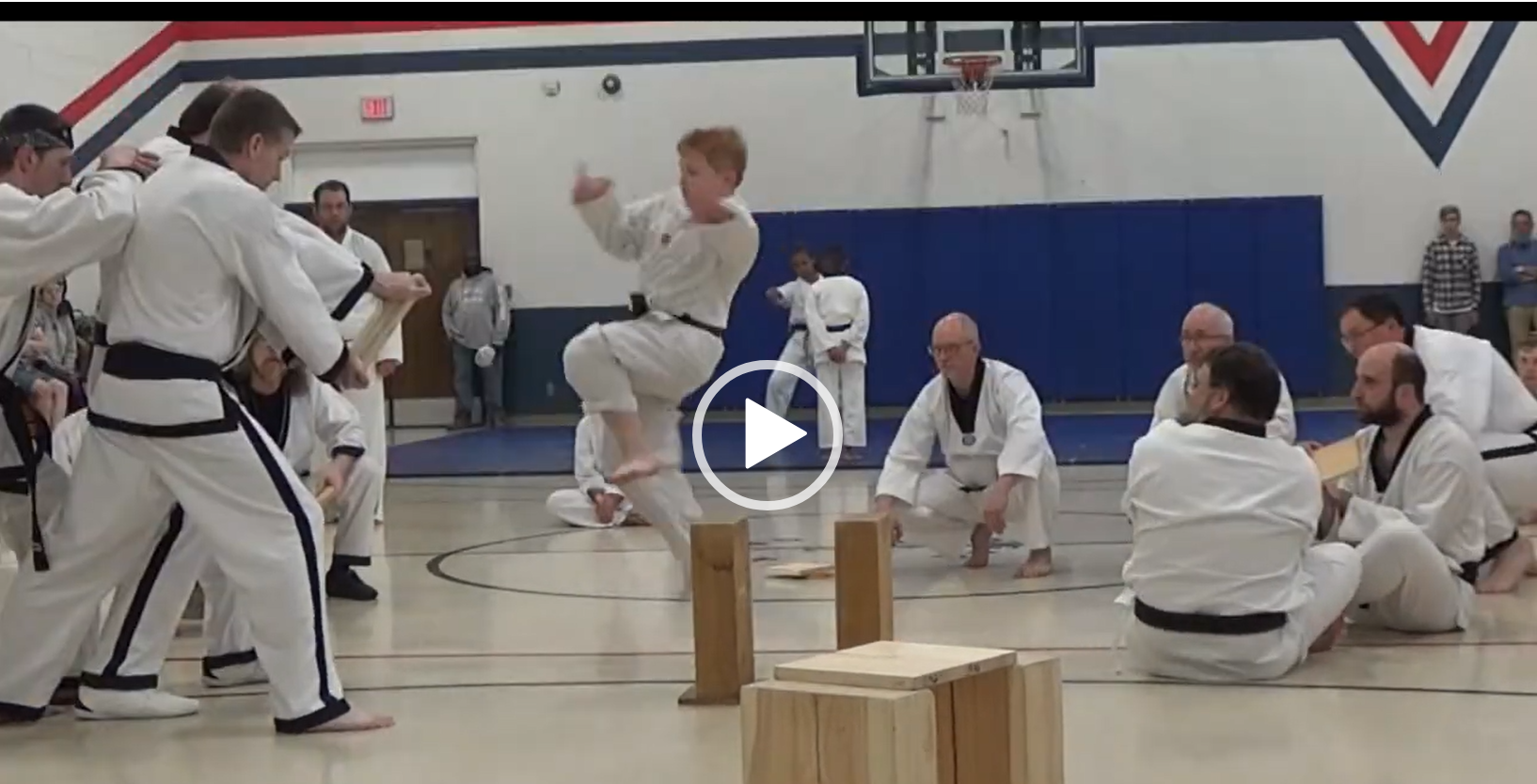 Black Belt Testing – Board Breaking Routine