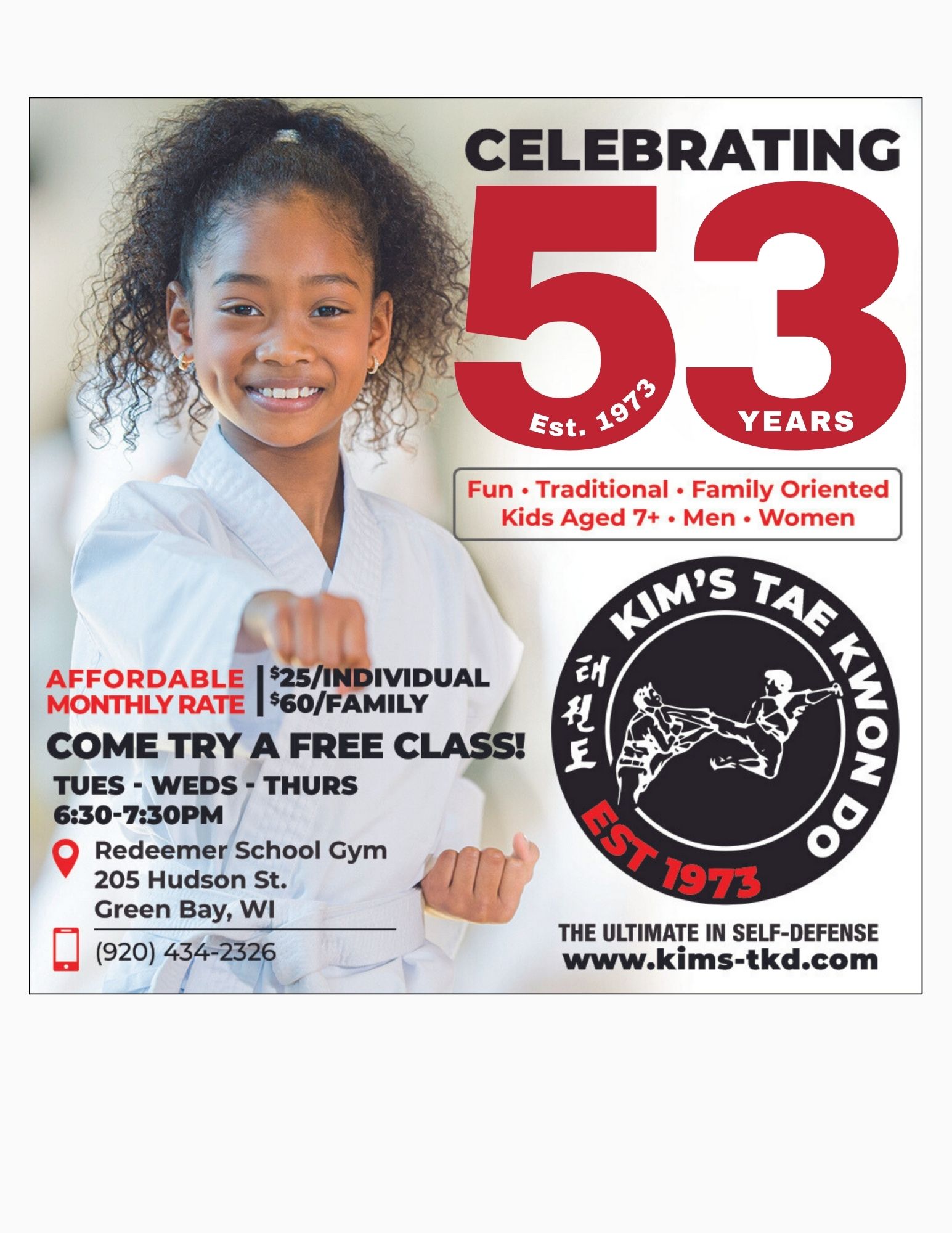 Try a Tae Kwon Do Class – For FREE!