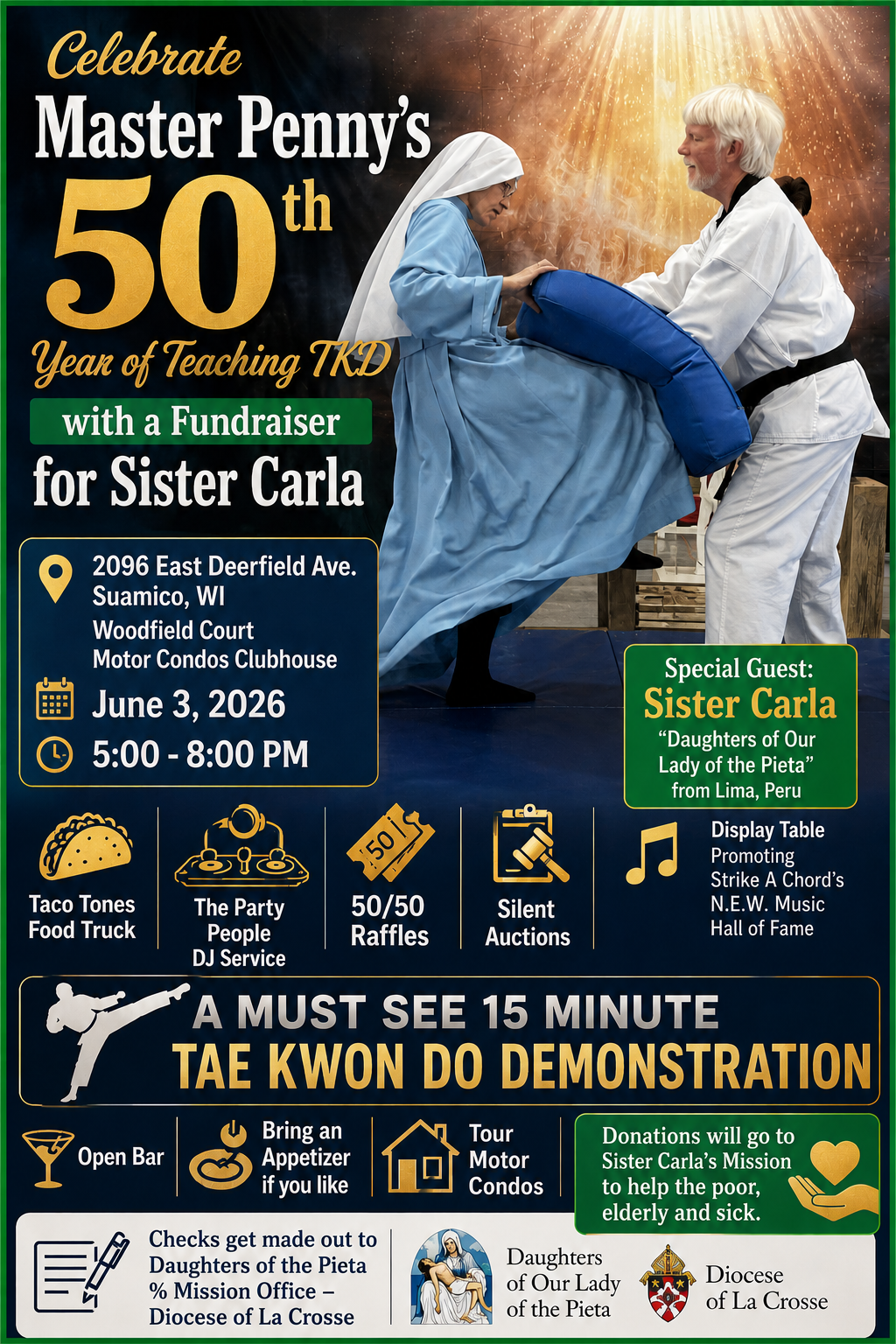 Master Penny’s 50th Year of Training TKD! See You – June 3, 2026